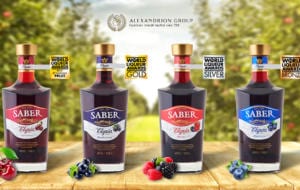 (P) Lichiorurile SABER Elyzia, din portofoliul Alexandrion Group, distinse cu 4 medalii la World Liqueur Awards 2021