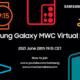 Samsung anunță evenimentul virtual în cadrul MWC, dezvăluind dispozitive noi
