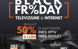 Black Friday 2021: Reduceri la televiziune și internet de la iNES GROUP
