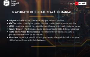 Școala Informală de IT și InnovX-BCR au lansat șase aplicații pentru digitalizarea instituțiilor publice din România