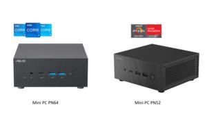 ASUS prezintă mini PC-urile compacte PN52 şi PN64, cu procesoare de generaţie nouă