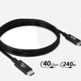 Primele cabluri USB-C cu încărcare la 240W au apărut