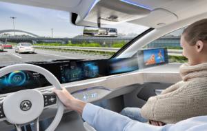 Ecranul auto dezvoltat de Continental are un mod privat ce reduce distragerea atenției șoferului și oferă divertisment pasagerilor