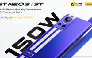 realme GT Neo 3 şi Neo 3T se lansează în Europa pe 8 iunie 2022