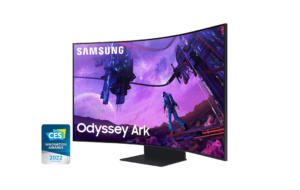 Samsung Odyssey Ark este un monitor uriaş de 55 inch, cu refresh rate de 165 Hz şi mod Cockpit