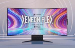 Corsair a creat un monitor OLED care nu e doar curbat, ci se şi pliază după voia ta: Xeneon Flex 45WQHD240