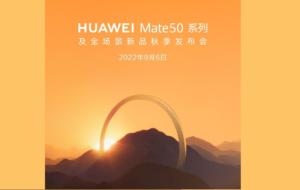 Huawei Mate 50 se lansează pe 6 septembrie
