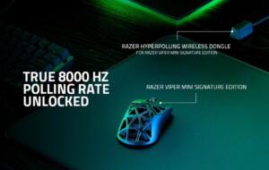 Razer anunță o nouă premieră, polling rate real de 8000Hz în mod wireless
