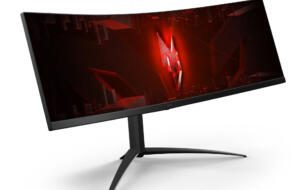 Acer dezvăluie un monitor imens de gaming: Nitro XZ452CU V are 44 inch, panou 2K