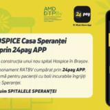 Utilizatorii transportului în comun din Brașov pot dona acum pentru HOSPICE Casa Speranței direct din aplicația 24pay