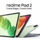 Tableta realme Pad 2 a debutat oficial, cu ecran de 11.5 inch, CPU Helio G99