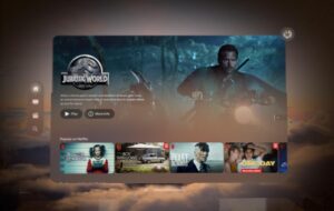 În lipsa unor aplicații oficiale, Supercut oferă pe Apple Vision Pro acces la Netflix și Prime Video
