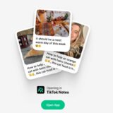 Aplicația TikTok Notes, confirmată oficial. Va fi o alternativă la Instagram