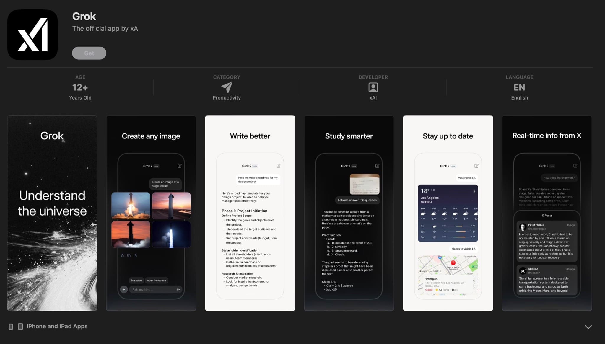 Grok Ios Interface X a lansat aplicația de iPhone a lui Grok în Statele Unite