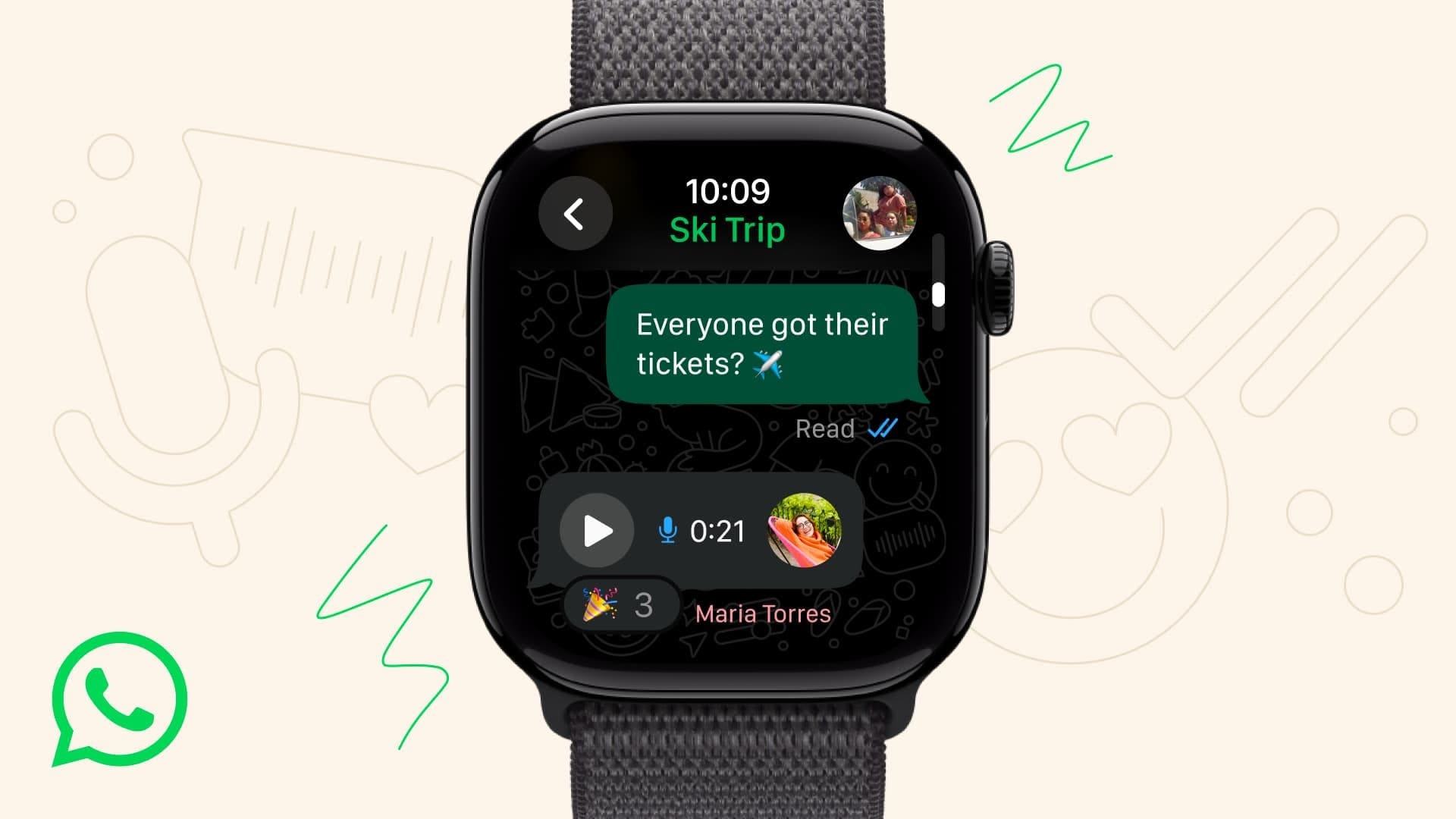 WhatsApp ajunge pe Apple Watch: aplicație completă cu mesaje, reacții și apeluri direct de la încheietură