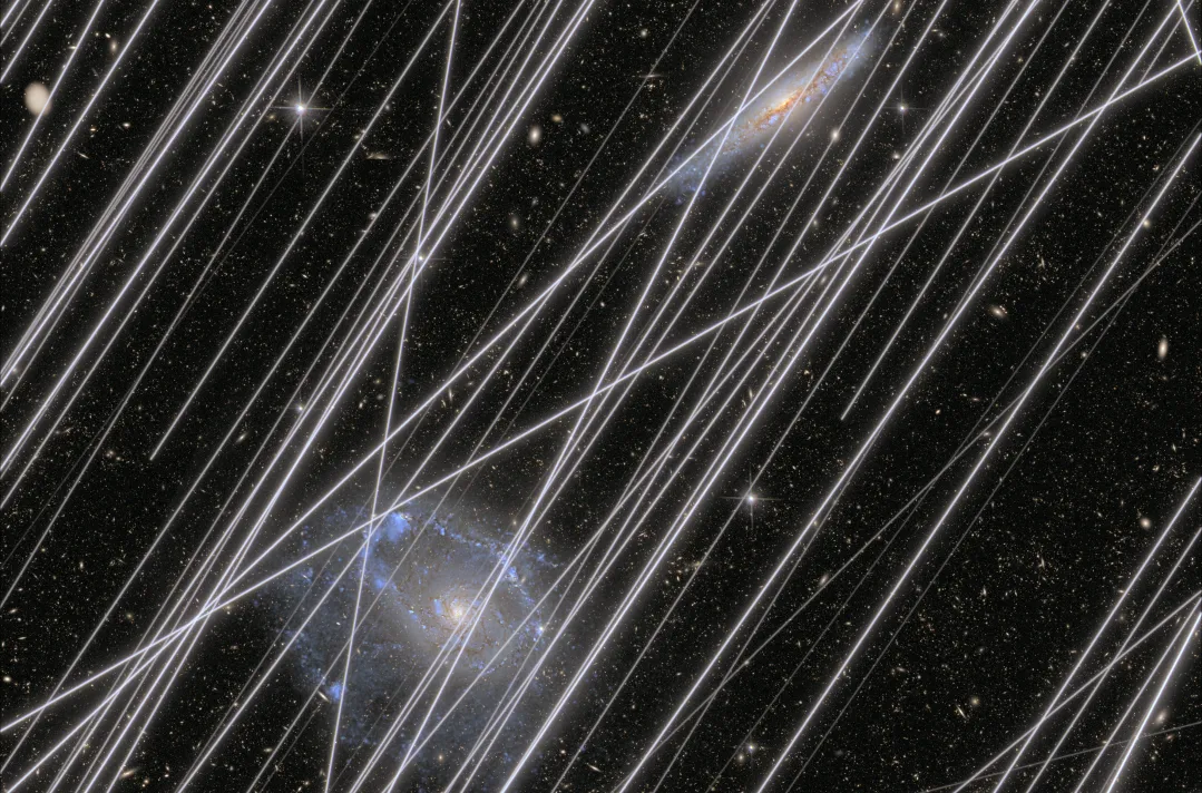 Sateliții de pe orbită pun probleme de imagine telescopului Hubble