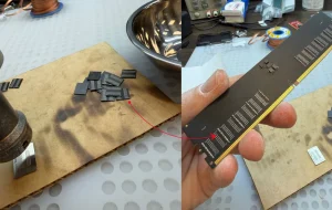Criza prețurilor la memorii naște inovații: un entuziast a creat un modul DDR5 perfect funcțional din piese de laptop