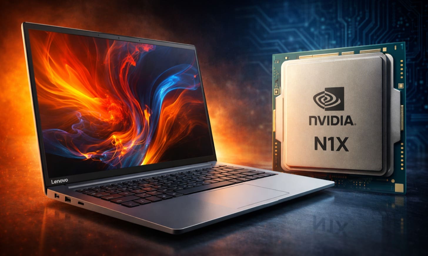 Planurile NVIDIA Pentru Gaming N 2026 Cipul N1X Cu CPU ARM I GPU Cu Nvidia N1X Laptop Gaming 