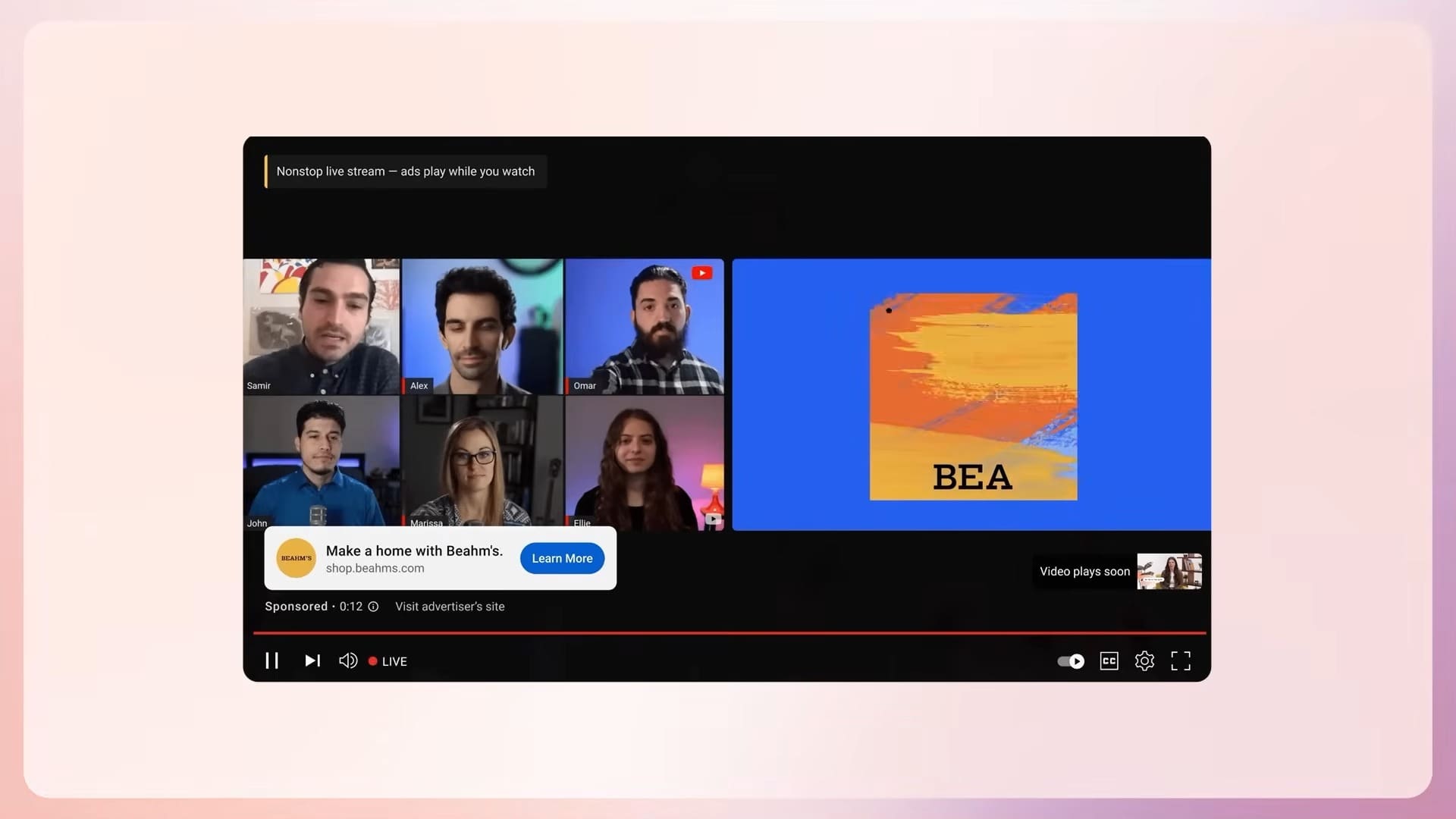 Google introduce un nou tip de reclame pe YouTube pentru live-uri