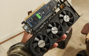 Cu acest adaptor poți să montezi două SSD-uri pe plăcile video low-profile