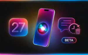 Aplicația Siri din iOS 27 va oferi ștergere automată a istoricului conversațiilor