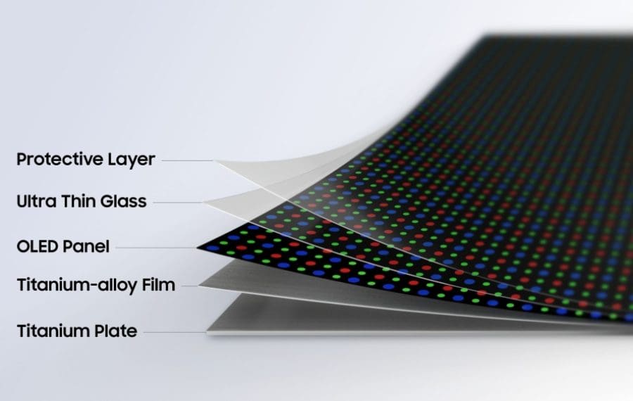 Samsung pune titan sub panoul OLED pentru a reduce cuta ecranului pe seria Galaxy Z Fold8