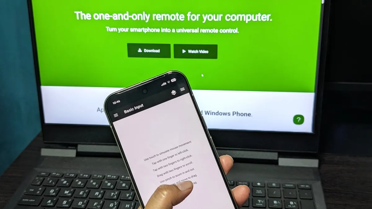 Cum transformi un smartphone Android în mouse pentru computer