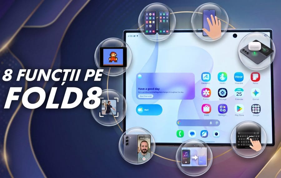 8 funcții și setări utile pe Galaxy Z Fold8 pe care nu le descoperi imediat